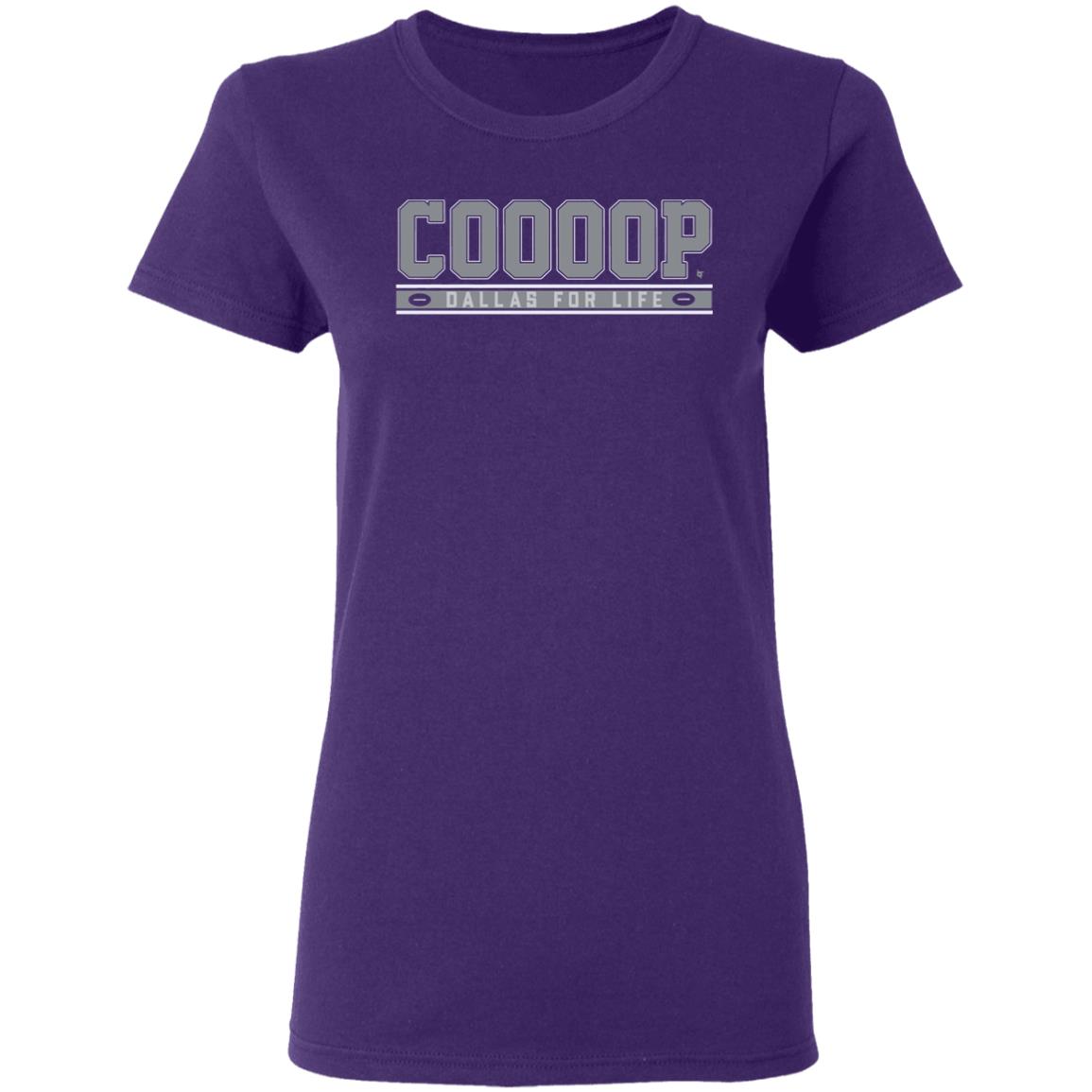 Coooop Dallas For Life shirt Amari Cooper is back with the Cowboys, now get the shirt to celebrate! Ladies T Shirt Coooop Dallas For Life shirt Amari Cooper is back with the Cowboys, now get the shirt to celebrate! Ladies T Shirt