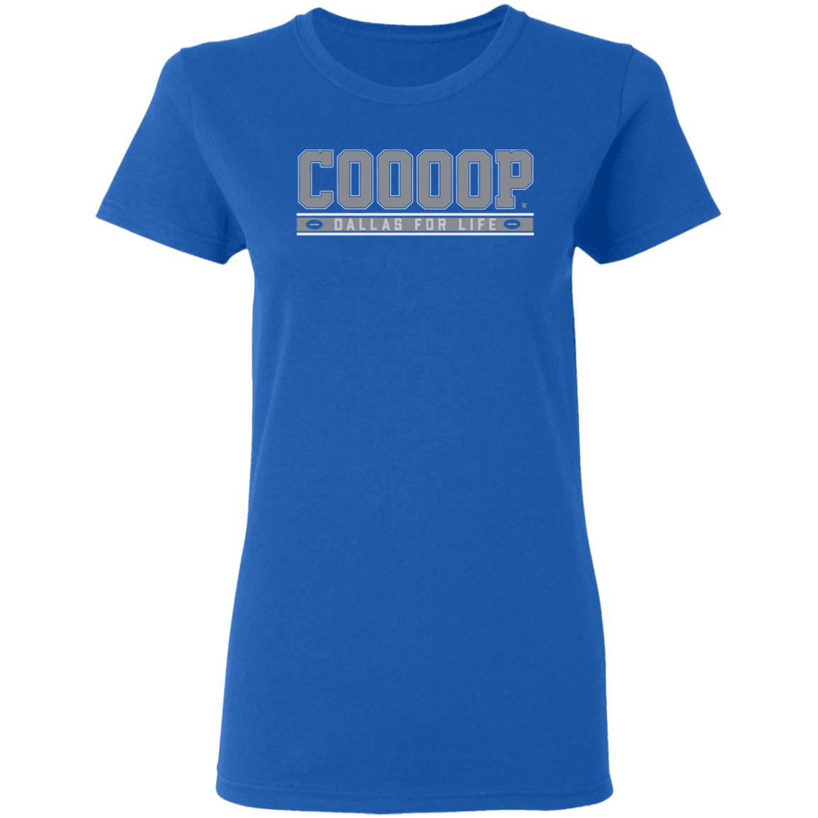 Coooop Dallas For Life shirt Amari Cooper is back with the Cowboys, now get the shirt to celebrate! Ladies T Shirt Coooop Dallas For Life shirt Amari Cooper is back with the Cowboys, now get the shirt to celebrate! Ladies T Shirt