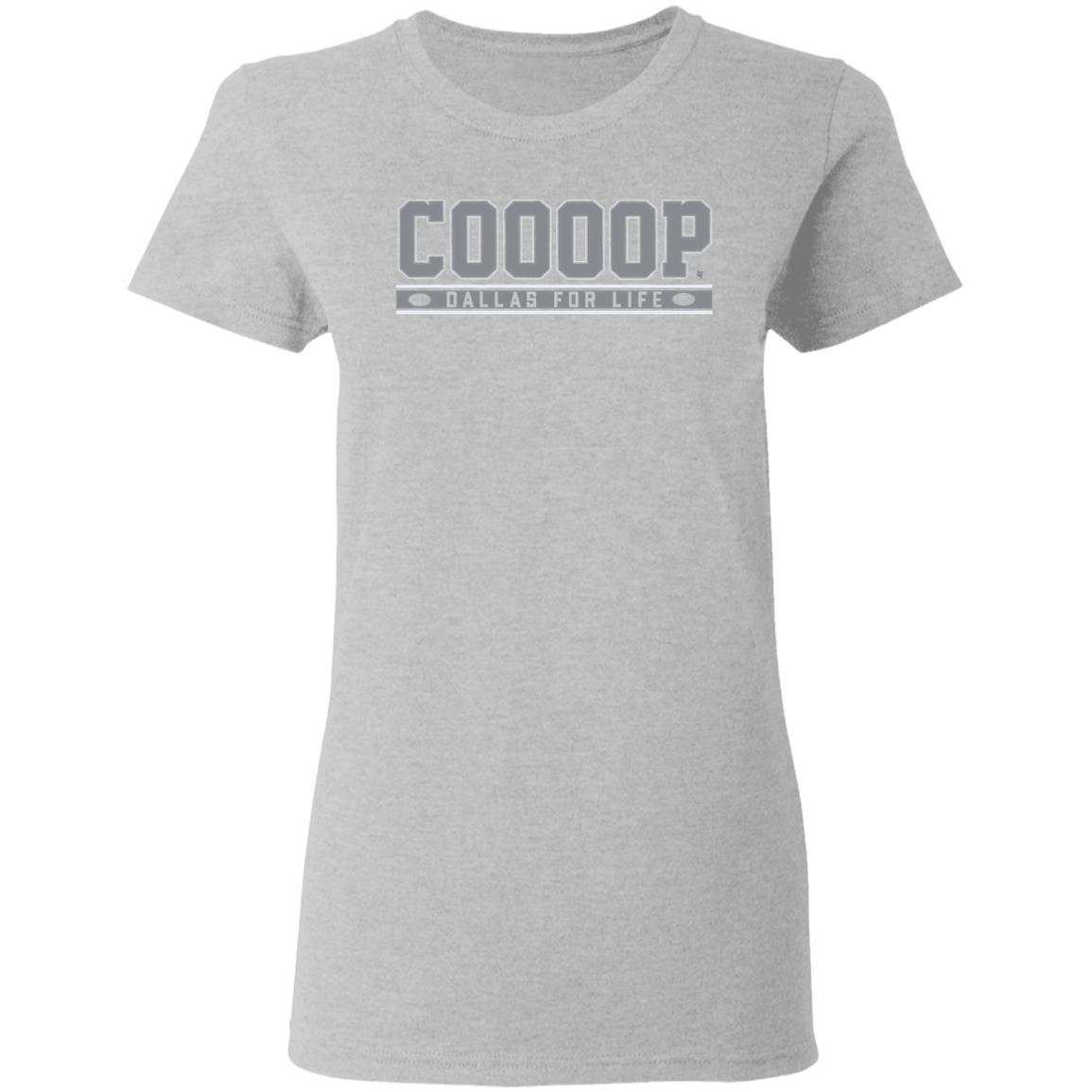 Coooop Dallas For Life shirt Amari Cooper is back with the Cowboys, now get the shirt to celebrate! Ladies T Shirt Coooop Dallas For Life shirt Amari Cooper is back with the Cowboys, now get the shirt to celebrate! Ladies T Shirt