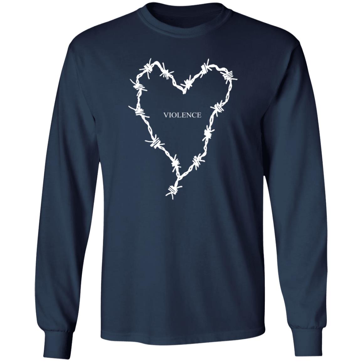 24Hundred Merch Barbed Wire Heart Shirt Frank Iero 24Hundred Merch Barbed Wire Heart Shirt Frank Iero