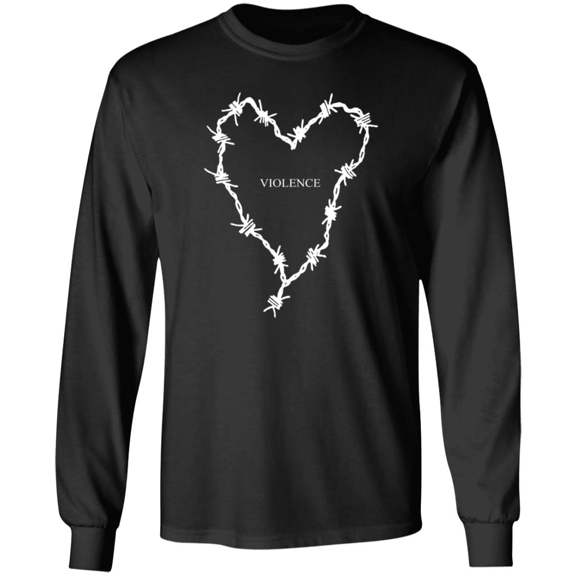 24Hundred Merch Barbed Wire Heart Shirt Frank Iero 24Hundred Merch Barbed Wire Heart Shirt Frank Iero