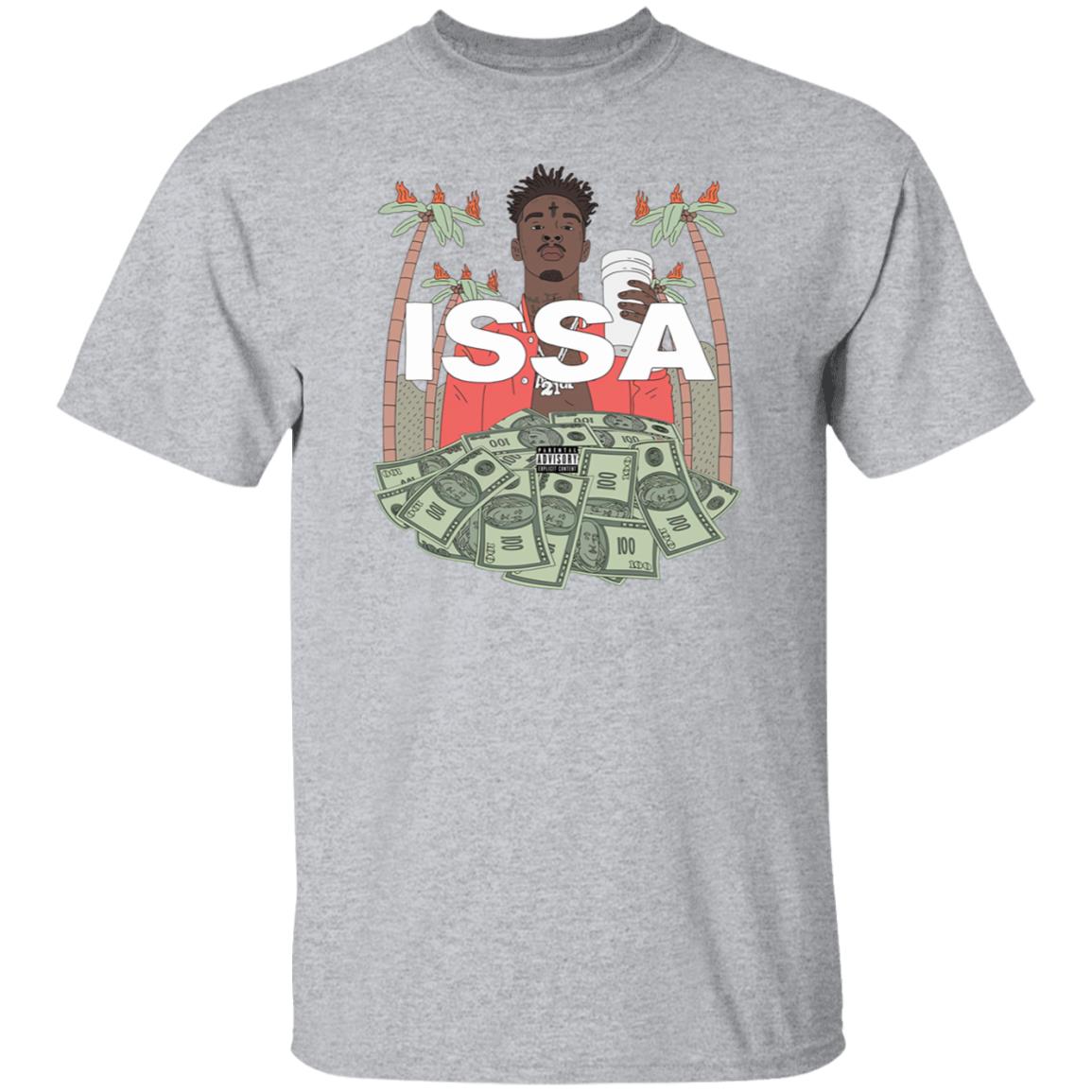 21 Savage Merch Issa White T-Shirt 21 Savage Merch Issa White T-Shirt